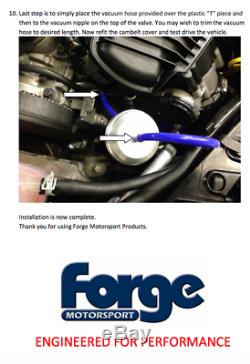 FORGE MOTORSPORT Blow Off Dump Valve for Ford Focus ST 225 MK2 FMFOCSTDV BLUE