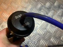 Ford Focus ST 225 MK2 Forge Dump / Blow Off Valve with Blue Silicone Pipes (Black)