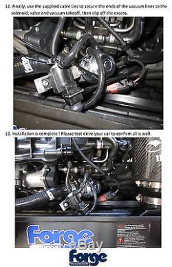 Forge Audi S3 Quattro 2.0 Dump Valve Atmospheric Blow Off & Kit FMDVMK7A 2013 on