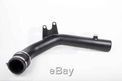 Forge Black Powder Coated Crossover Pipe + Blue Hose Ford Fiesta Mk7 ST180 1.6T