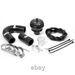Forge Black Silicone Dump Valve Hoses For Renault Clio 200 EDC RS Inc Trophy