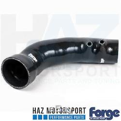 Black FORGE Honda Civic Type R 2015-on Boost Hoses FMKT023 Red