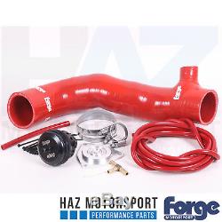 Forge Blow Off Dump Valve Turbo Boost + Inlet Hose Honda Civic Type R FK2 RED
