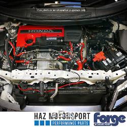Forge Blow Off Dump Valve Turbo Boost + Inlet Hose Honda Civic Type R FK2 RED