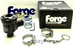 Forge Motorsport BLACK Turbo Recirculation / Recirculating Dump Valve FMDV008