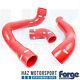 Forge Motorsport Silicone Turbo Boost Hoses + Clamps Ford Focus MK3 2.3 RS Red