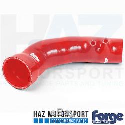 Forge Silicone Intake Inlet Hose + Clamp Honda Civic Type R 2.0T FK2 15- RED